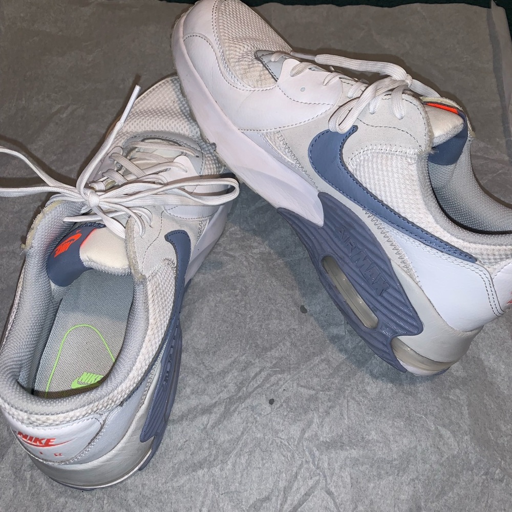 White and Indigo Nike Air Max Excee Indigo Fog